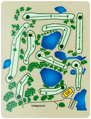 Country 9 Golf Course Map